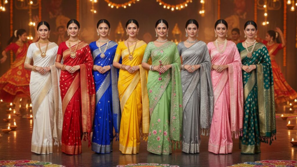 nine colors of navratri 2025 style guide for perth indians