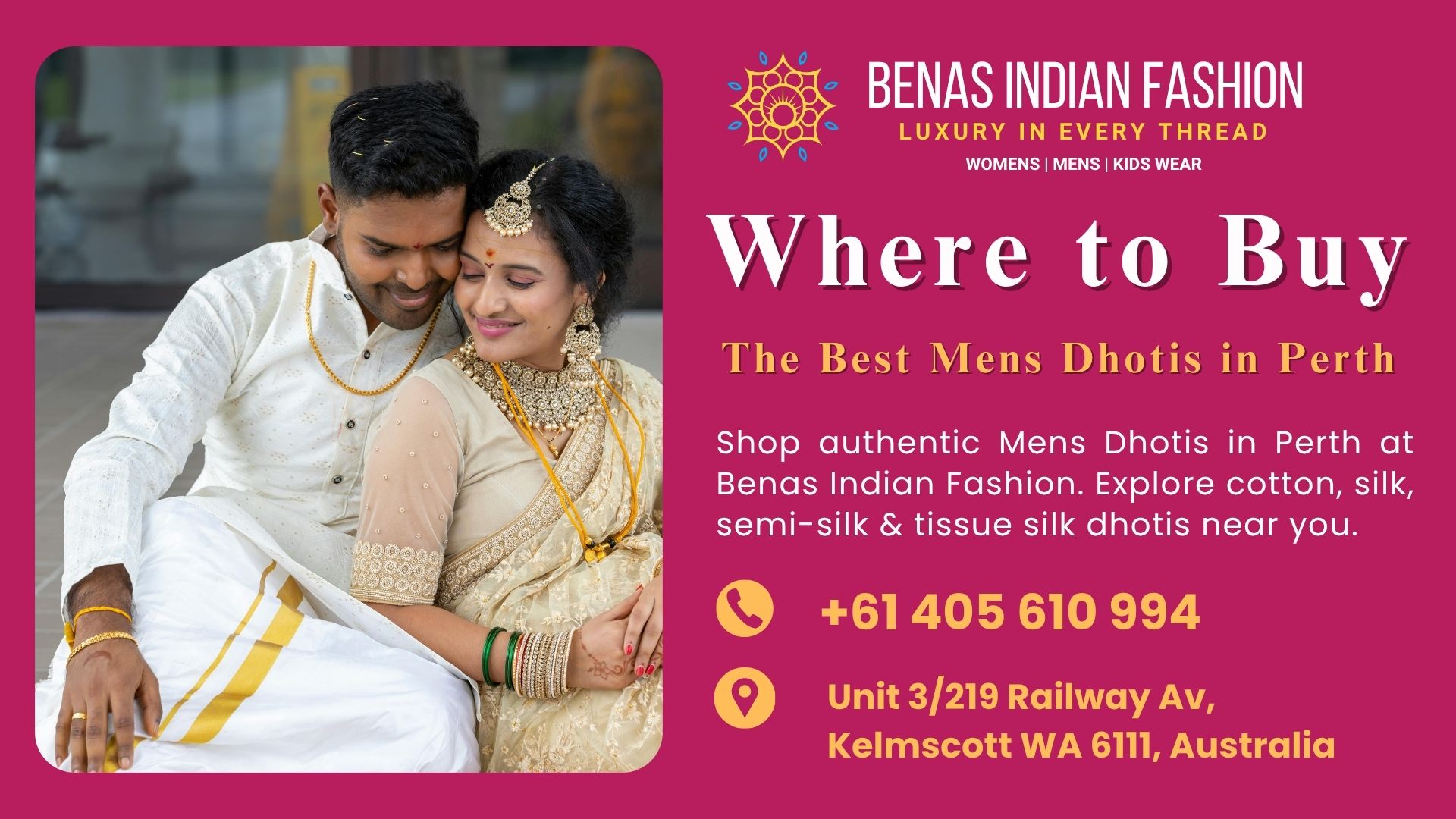 mens dhotis in perth