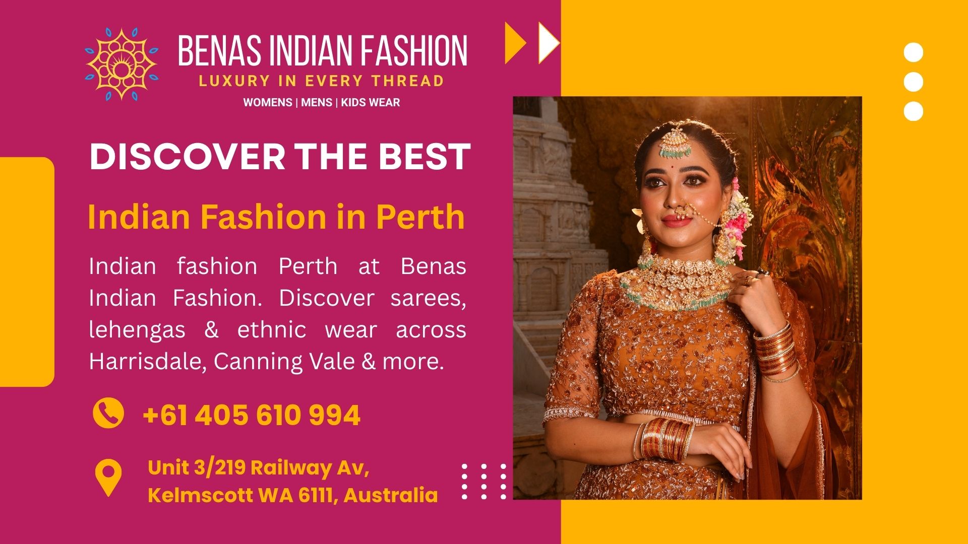 Indian fashion perth